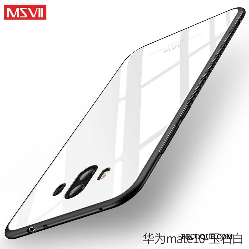 Huawei Mate 10 Mince Tout Compris Coque De Téléphone Fluide Doux Noir Silicone