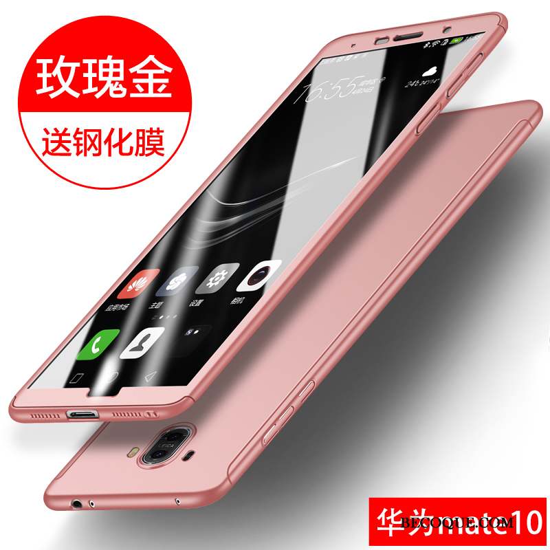 Huawei Mate 10 Métal Protection Coque De Téléphone Border Incassable Étui