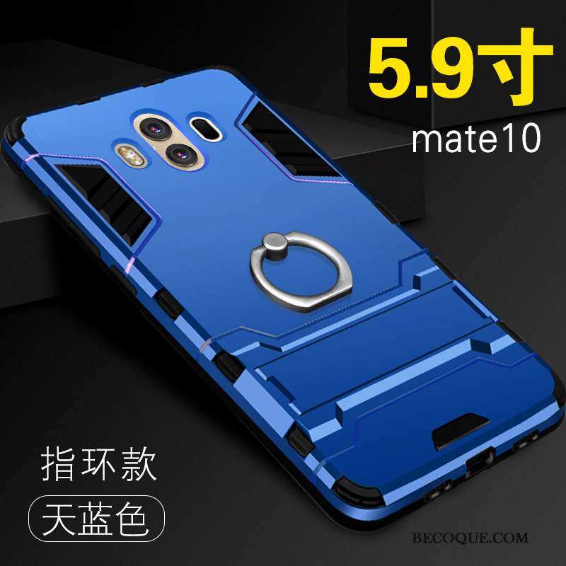 Huawei Mate 10 Personnalité Délavé En Daim Protection Bleu Tout Compris Coque De Téléphone