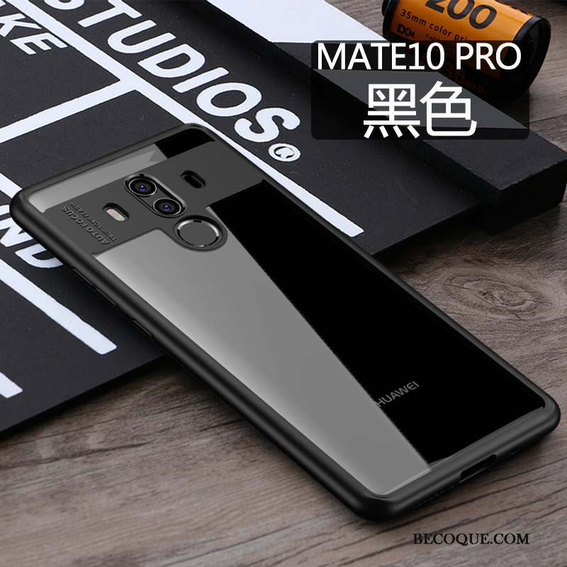 Huawei Mate 10 Pro Bleu Coque De Téléphone Transparent Étui Silicone Très Mince