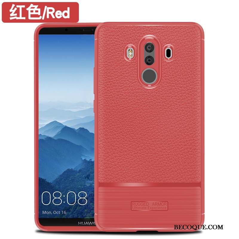 Huawei Mate 10 Pro Coque Business Délavé En Daim Fluide Doux Silicone Incassable Très Mince