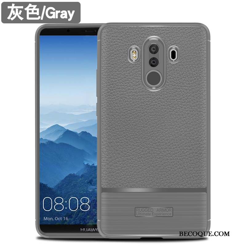 Huawei Mate 10 Pro Coque Business Délavé En Daim Fluide Doux Silicone Incassable Très Mince