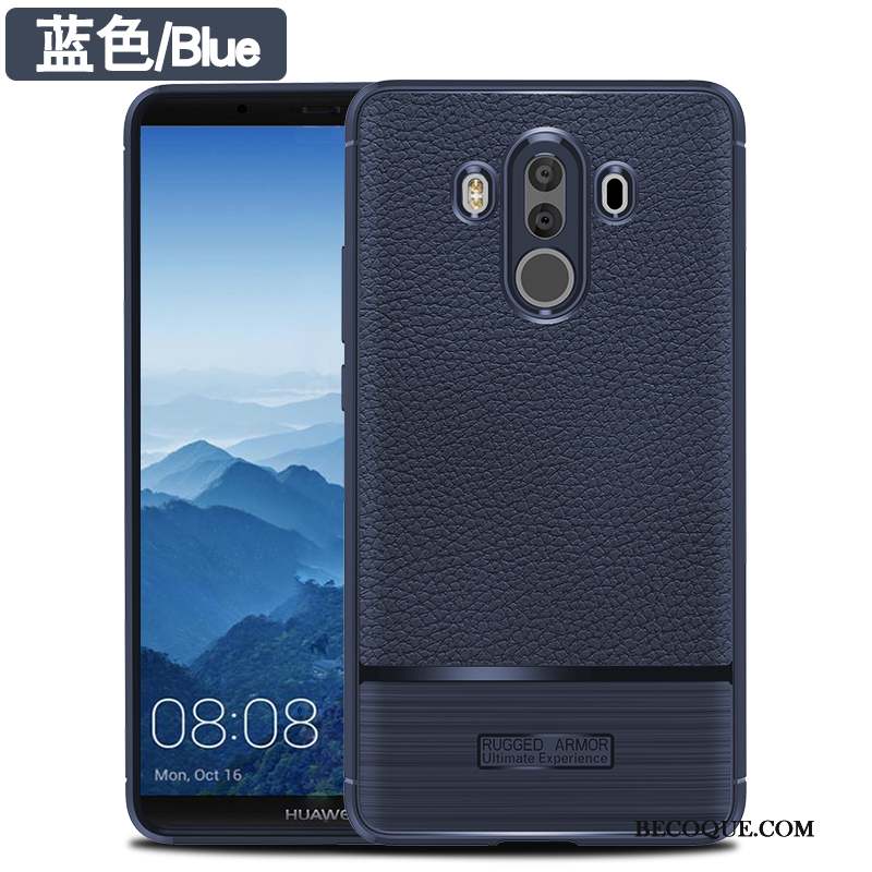 Huawei Mate 10 Pro Coque Business Délavé En Daim Fluide Doux Silicone Incassable Très Mince