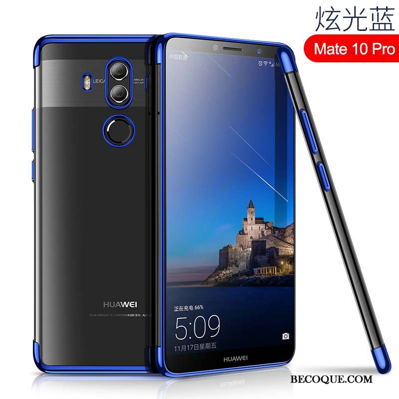 Huawei Mate 10 Pro Coque De Téléphone Fluide Doux Étui Silicone Tout Compris Or Rose