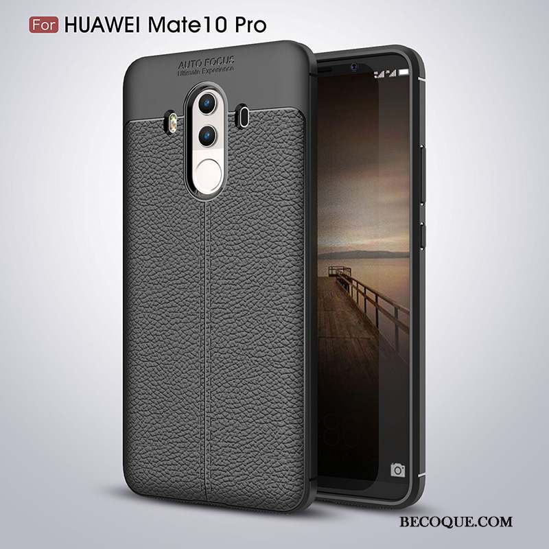 Huawei Mate 10 Pro Coque Gris Silicone Incassable Tout Compris Fluide Doux Personnalité