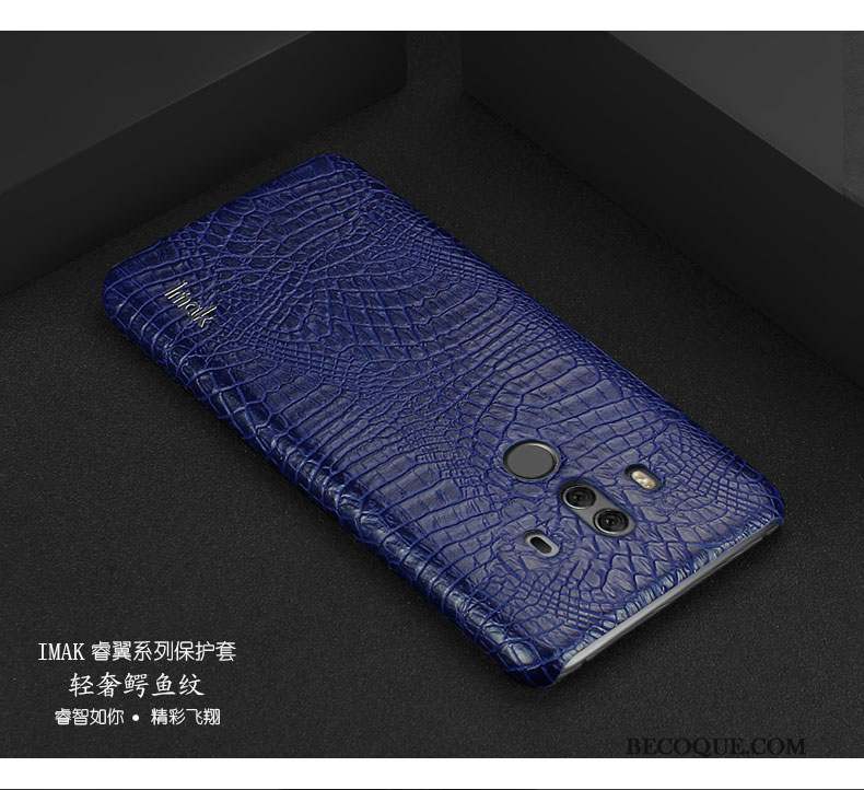 Huawei Mate 10 Pro Coque Protection Étui En Cuir Business Téléphone Portable Simple