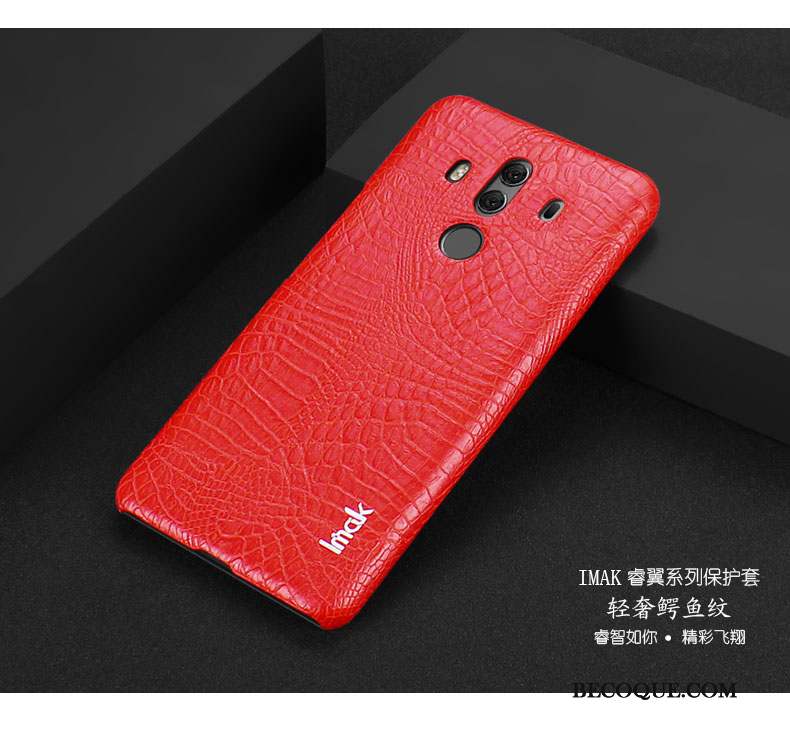 Huawei Mate 10 Pro Coque Protection Étui En Cuir Business Téléphone Portable Simple