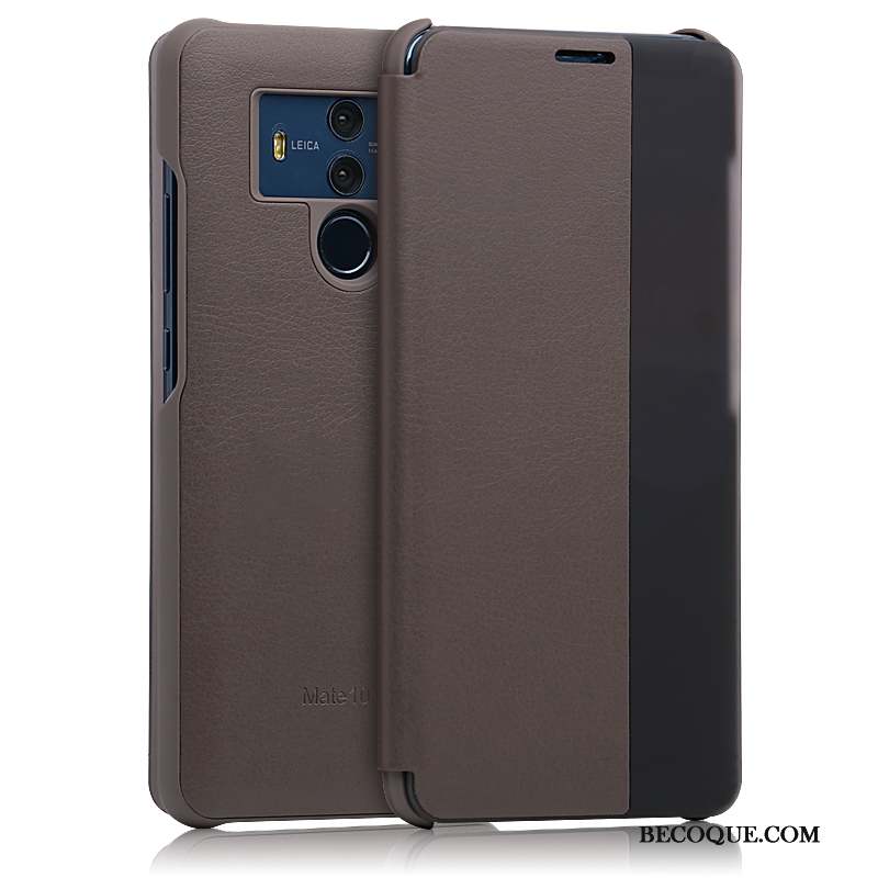 Huawei Mate 10 Pro Coque Protection Étui En Cuir Housse Tout Compris Bleu Incassable