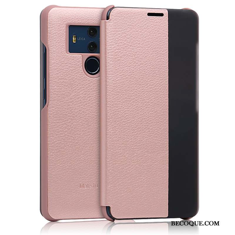 Huawei Mate 10 Pro Coque Protection Étui En Cuir Housse Tout Compris Bleu Incassable