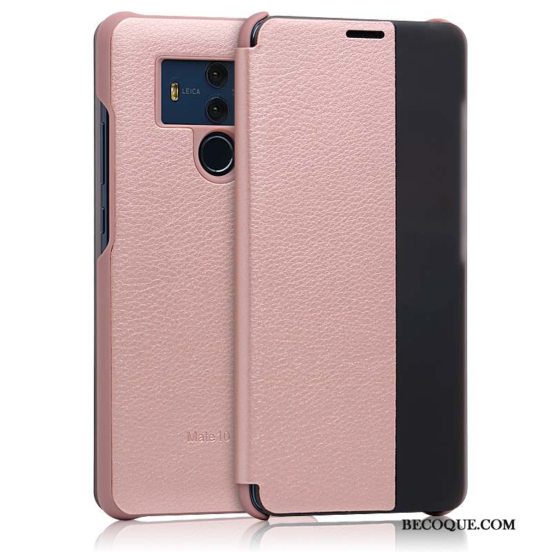 Huawei Mate 10 Pro Coque Protection Étui En Cuir Housse Tout Compris Bleu Incassable