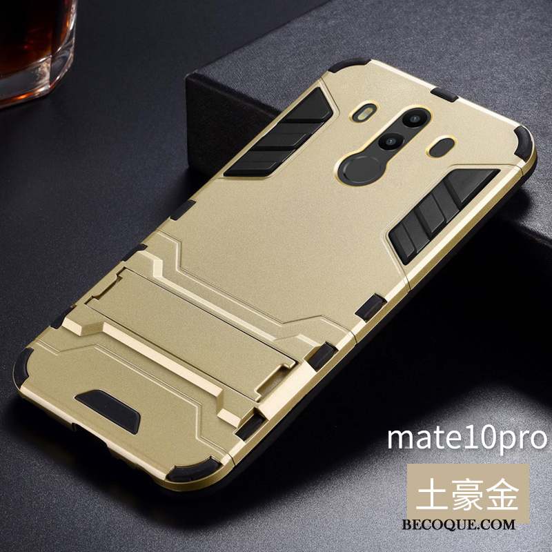 Huawei Mate 10 Pro Personnalité Coque De Téléphone Or Tout Compris Incassable Créatif