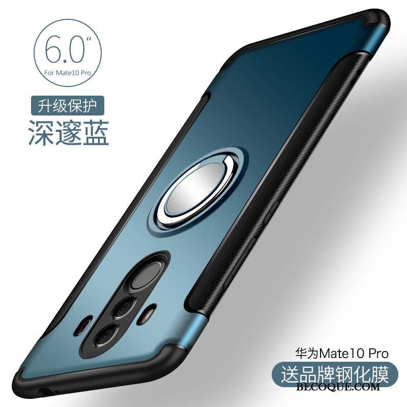 Huawei Mate 10 Pro Personnalité Or Incassable Coque De Téléphone Silicone