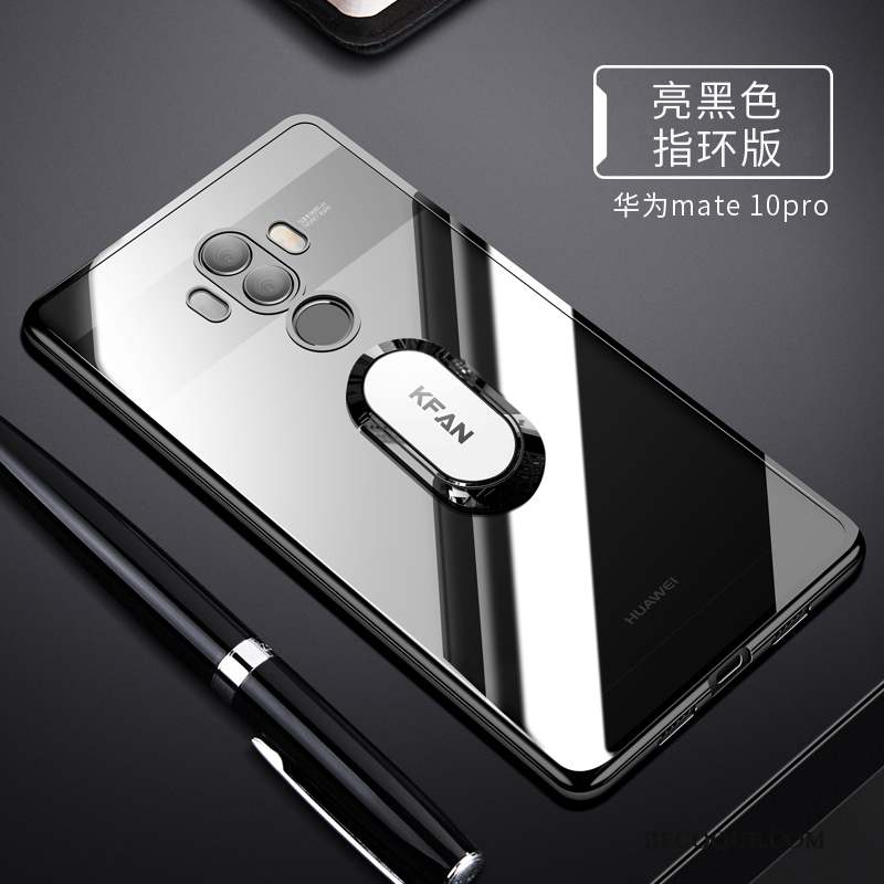 Huawei Mate 10 Pro Silicone Fluide Doux Protection Très Mince Coque De Téléphone Or