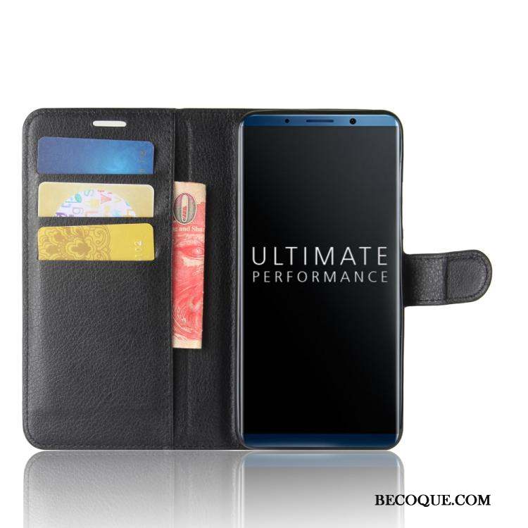 Huawei Mate 10 Pro Étui Chaude Portefeuille Protection Rouge Coque De Téléphone