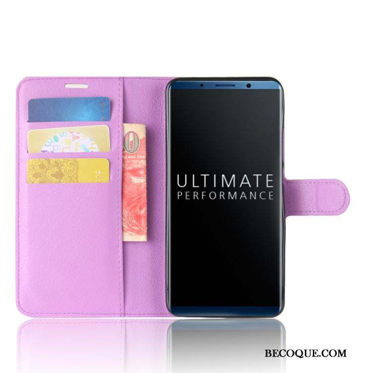 Huawei Mate 10 Pro Étui Chaude Portefeuille Protection Rouge Coque De Téléphone