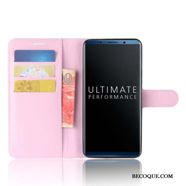 Huawei Mate 10 Pro Étui Chaude Portefeuille Protection Rouge Coque De Téléphone