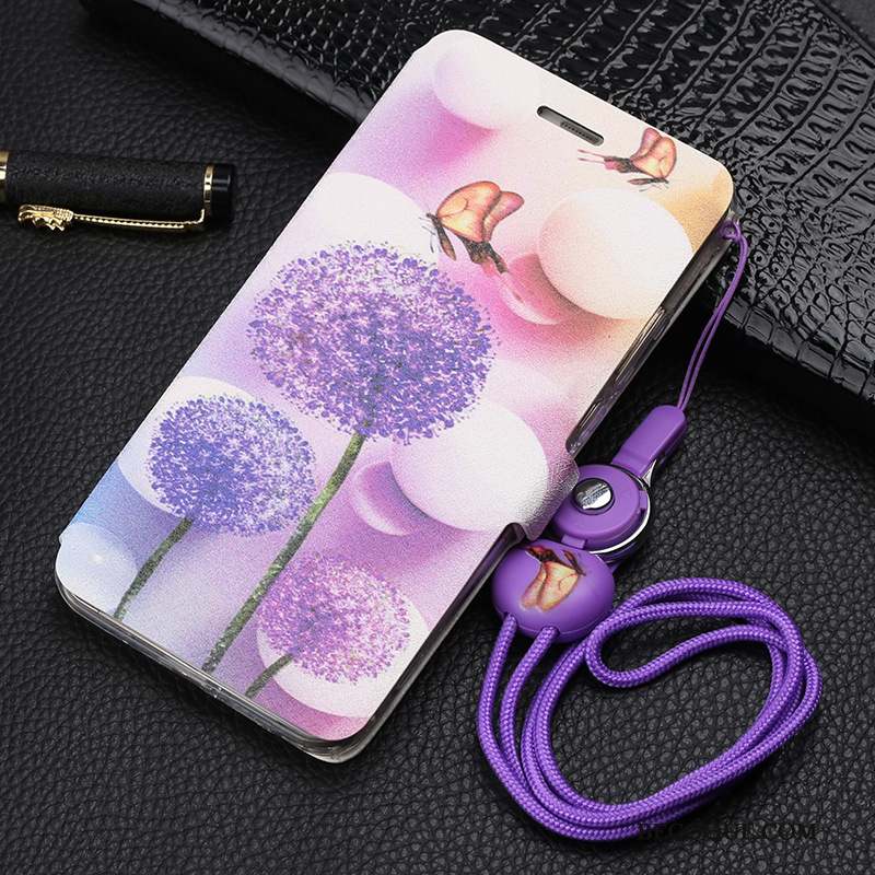 Huawei Mate 10 Pro Étui En Cuir Rose Coque De Téléphone Dessin Animé Housse Peinture