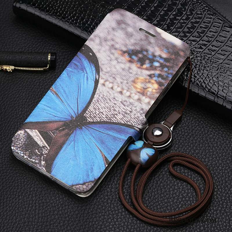 Huawei Mate 10 Pro Étui En Cuir Rose Coque De Téléphone Dessin Animé Housse Peinture