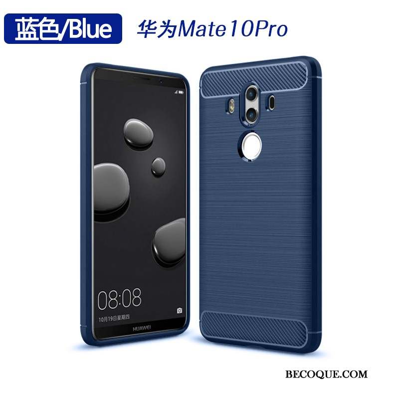 Huawei Mate 10 Pro Étui Fluide Doux Tout Compris Coque De Téléphone Protection Silicone