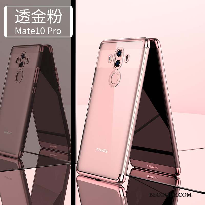 Huawei Mate 10 Pro Étui Fluide Doux Très Mince Transparent Coque De Téléphone Tout Compris