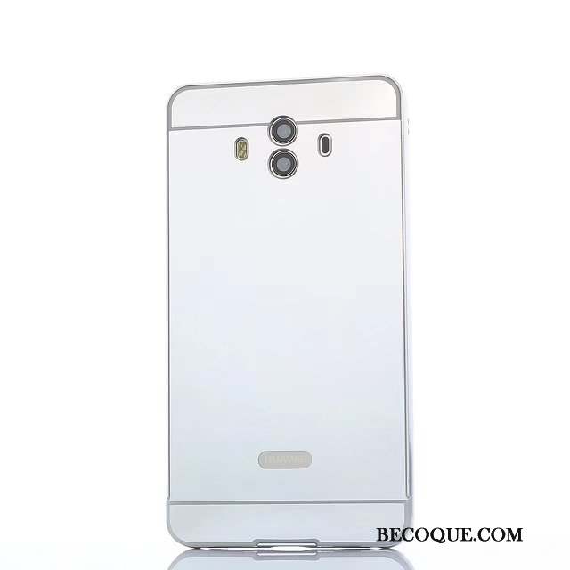 Huawei Mate 10 Pro Étui Métal Coque De Téléphone Protection Rose Couvercle Arrière