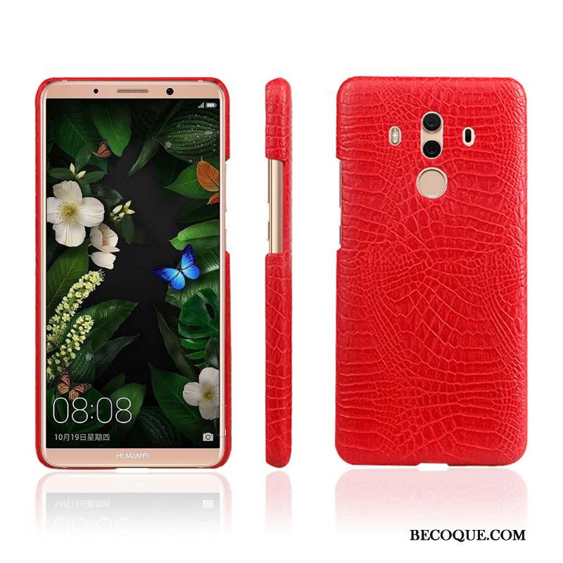 Huawei Mate 10 Pro Étui Nouveau Protection Crocodile Modèle Coque De Téléphone