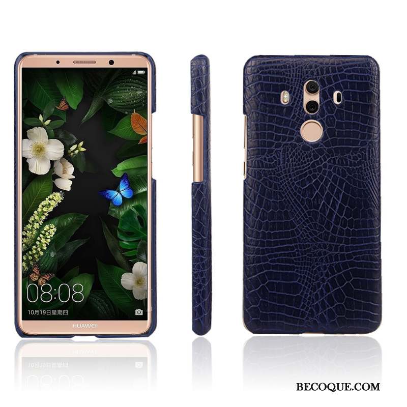 Huawei Mate 10 Pro Étui Nouveau Protection Crocodile Modèle Coque De Téléphone