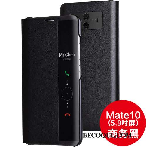 Huawei Mate 10 Protection Téléphone Portable Clamshell Étui Étui En Cuir Coque De Téléphone