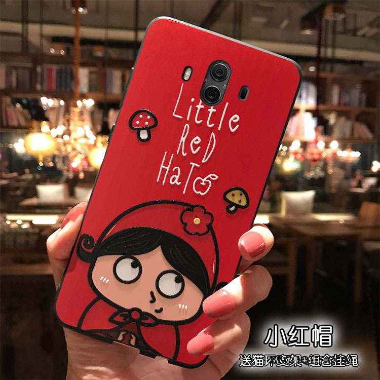 Huawei Mate 10 Silicone Ornements Suspendus Étui Personnalité Coque De Téléphone Dessin Animé