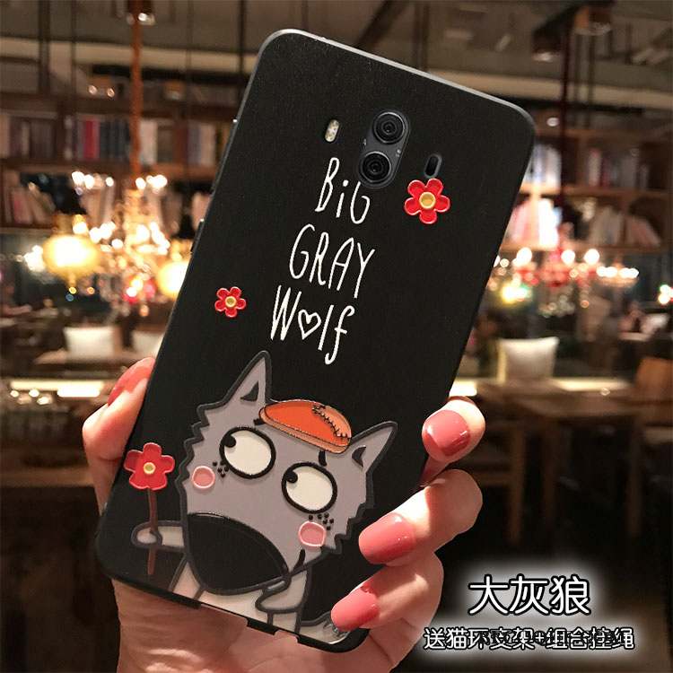 Huawei Mate 10 Silicone Ornements Suspendus Étui Personnalité Coque De Téléphone Dessin Animé