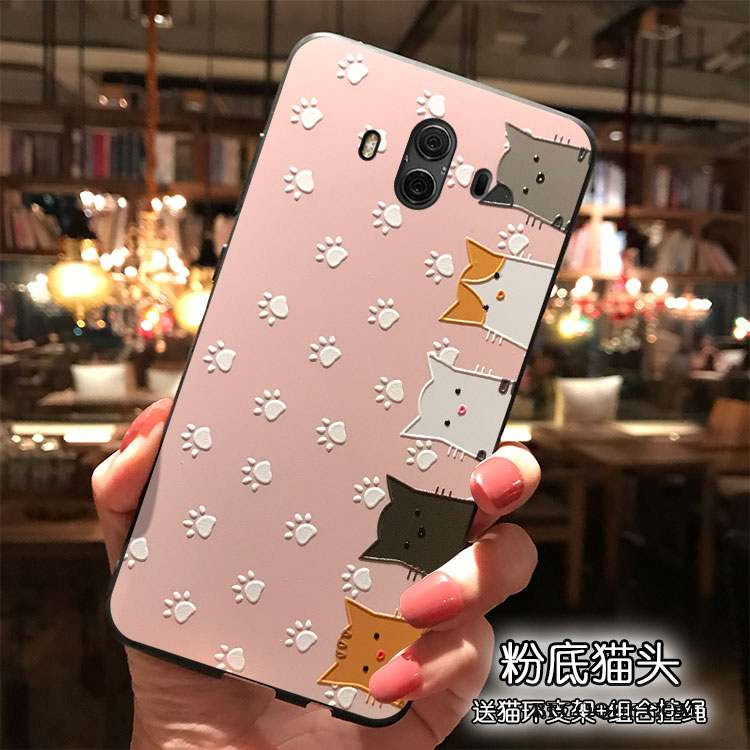 Huawei Mate 10 Silicone Ornements Suspendus Étui Personnalité Coque De Téléphone Dessin Animé