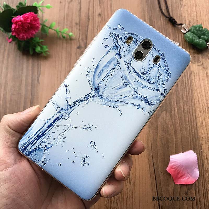 Huawei Mate 10 Silicone Tout Compris Coque De Téléphone Téléphone Portable Personnalité Gaufrage