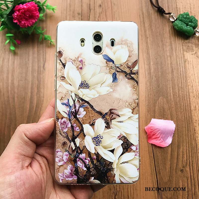 Huawei Mate 10 Silicone Tout Compris Coque De Téléphone Téléphone Portable Personnalité Gaufrage