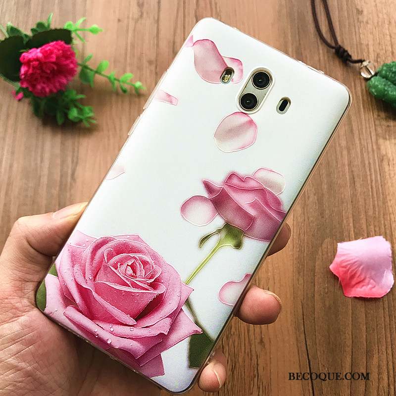 Huawei Mate 10 Silicone Tout Compris Coque De Téléphone Téléphone Portable Personnalité Gaufrage