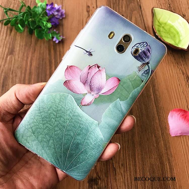 Huawei Mate 10 Silicone Tout Compris Coque De Téléphone Téléphone Portable Personnalité Gaufrage