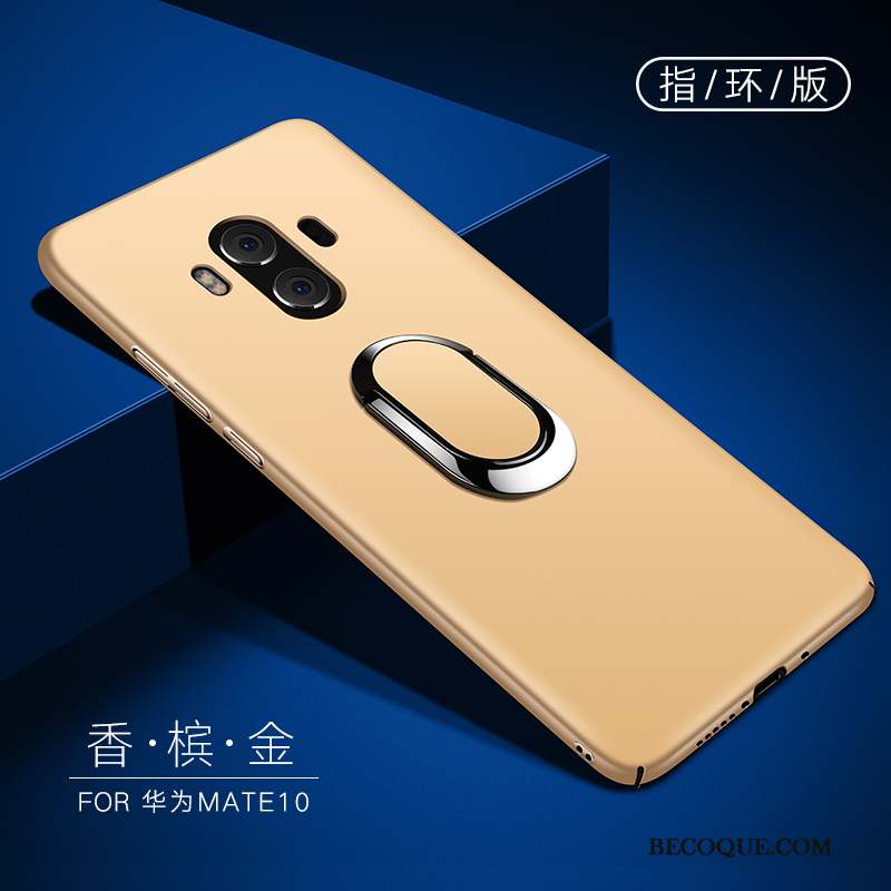 Huawei Mate 10 Support Coque De Téléphone Protection Délavé En Daim Étui