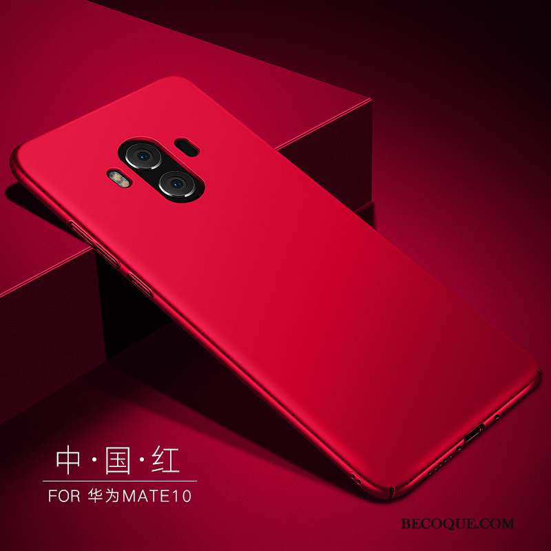 Huawei Mate 10 Support Coque De Téléphone Protection Délavé En Daim Étui