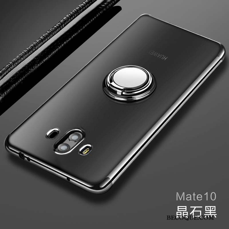 Huawei Mate 10 Tout Compris Fluide Doux Coque De Téléphone Or Transparent Silicone