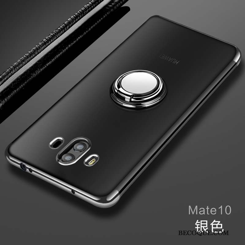 Huawei Mate 10 Tout Compris Fluide Doux Coque De Téléphone Or Transparent Silicone