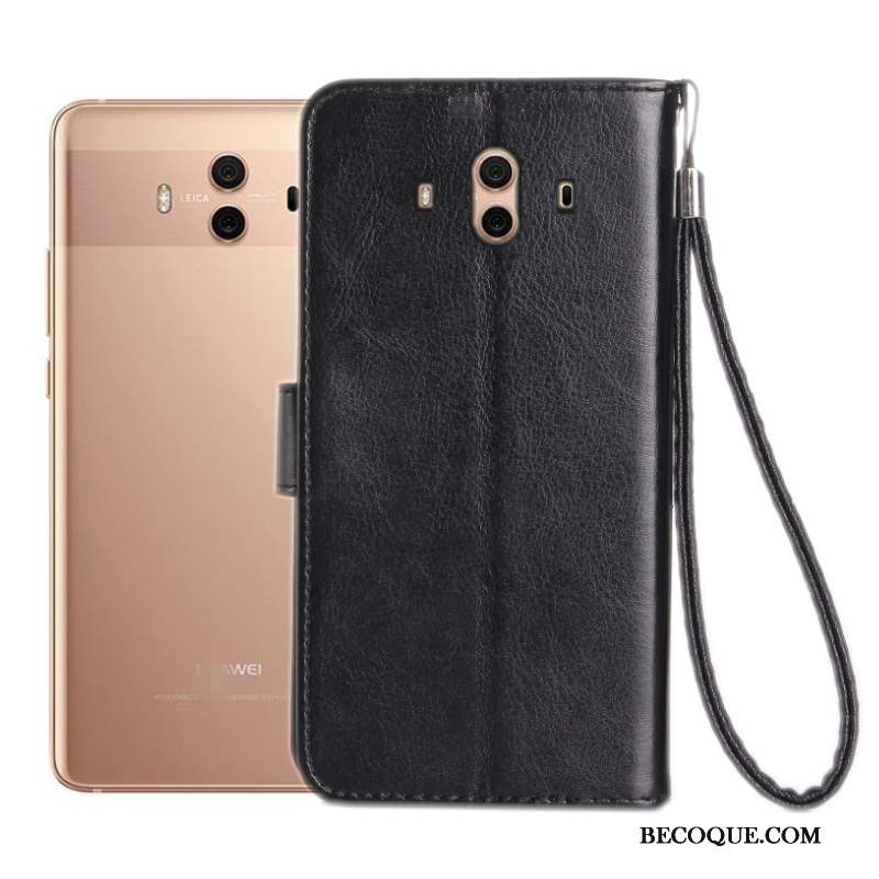 Huawei Mate 10 Étui En Cuir Housse Coque De Téléphone Protection Fluide Doux Silicone