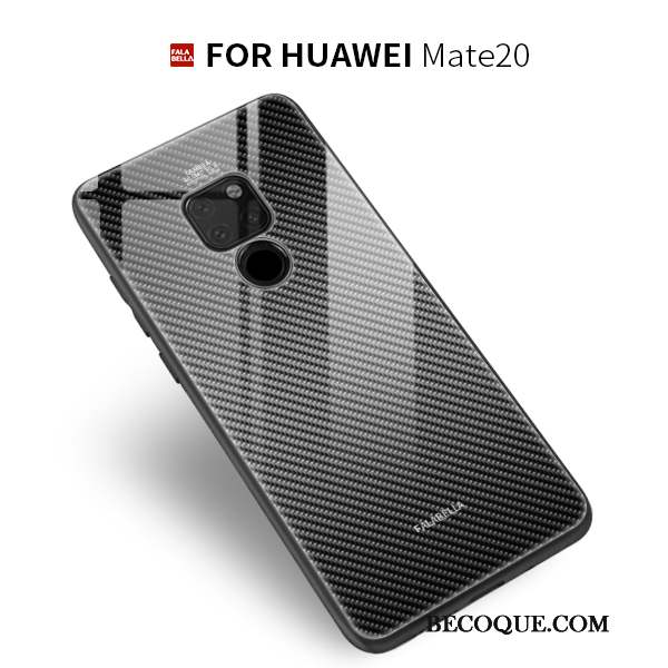 Huawei Mate 20 Coque De Téléphone Protection Simple Personnalité Clair Verre