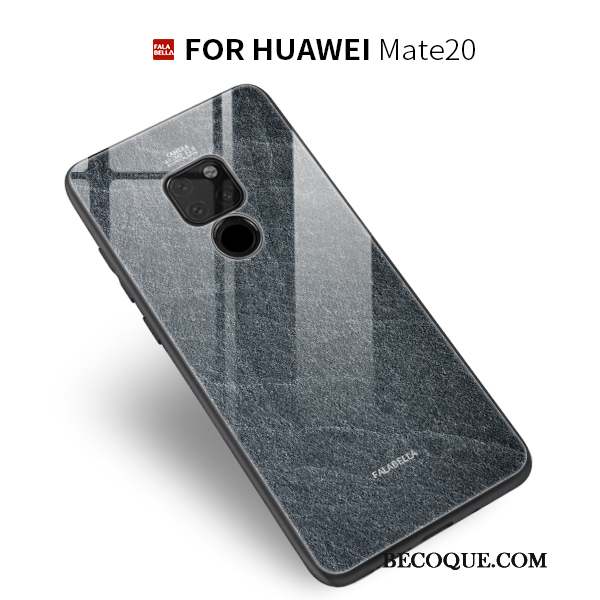 Huawei Mate 20 Coque De Téléphone Protection Simple Personnalité Clair Verre