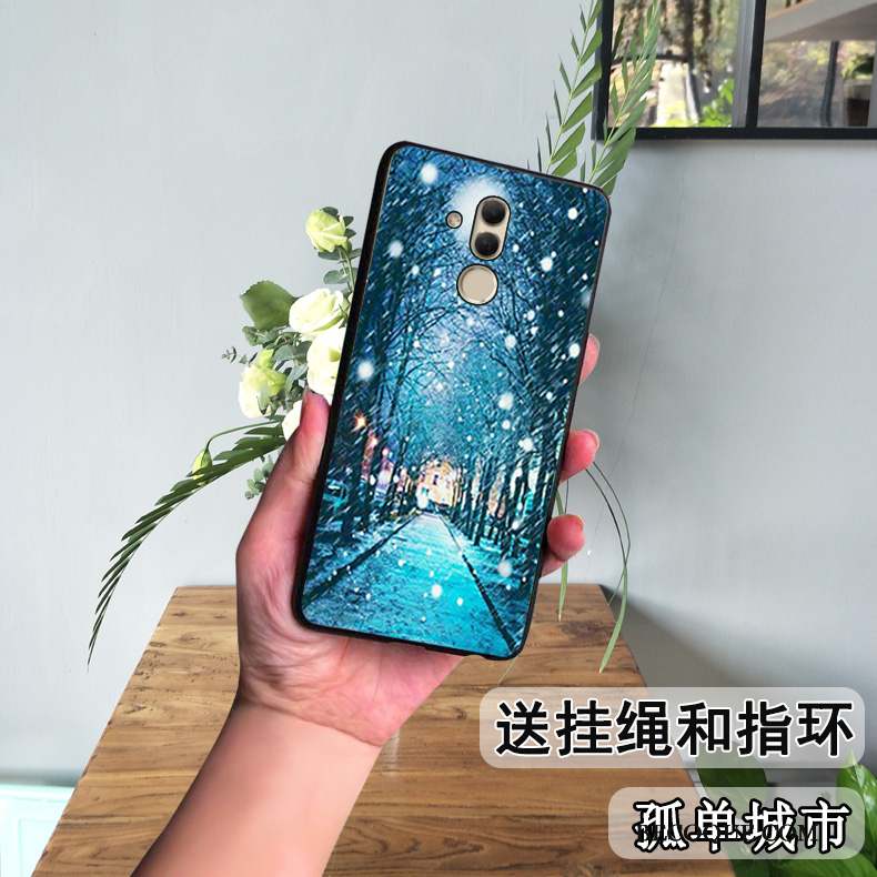 Huawei Mate 20 Lite Coque De Téléphone Fluide Doux Dessin Animé Blanc Charmant Protection