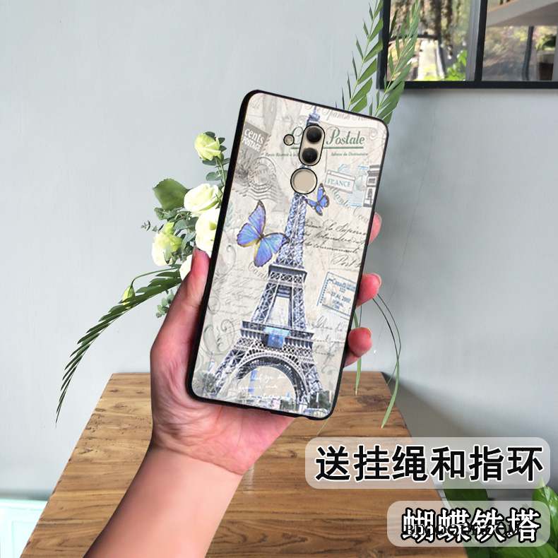 Huawei Mate 20 Lite Coque De Téléphone Fluide Doux Dessin Animé Blanc Charmant Protection