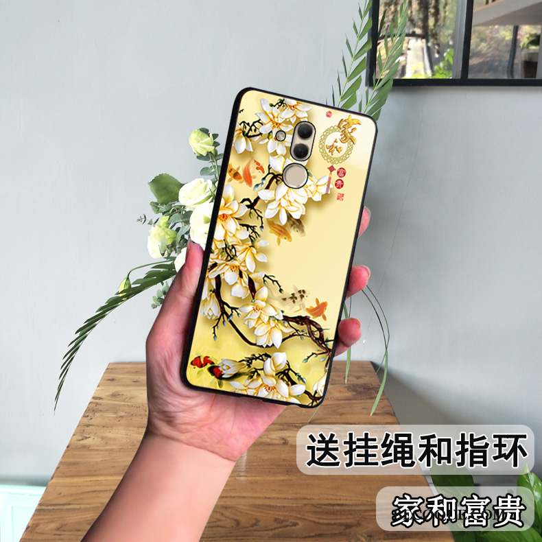Huawei Mate 20 Lite Coque De Téléphone Fluide Doux Dessin Animé Blanc Charmant Protection
