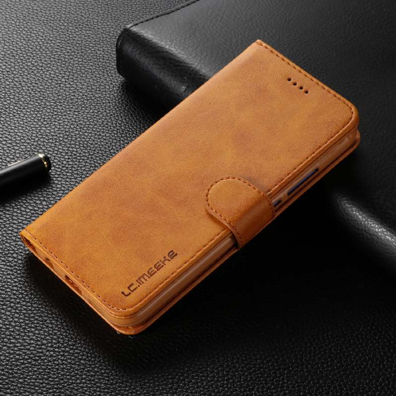 Huawei Mate 20 Pro Coque Tout Compris Jaune Incassable Housse Étui En Cuir Cuir Véritable