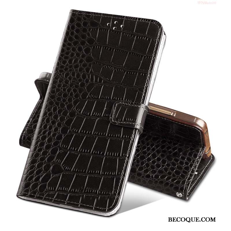 Huawei Mate 20 Pro Crocodile Coque De Téléphone Boucle Magnétique Housse Étui Protection