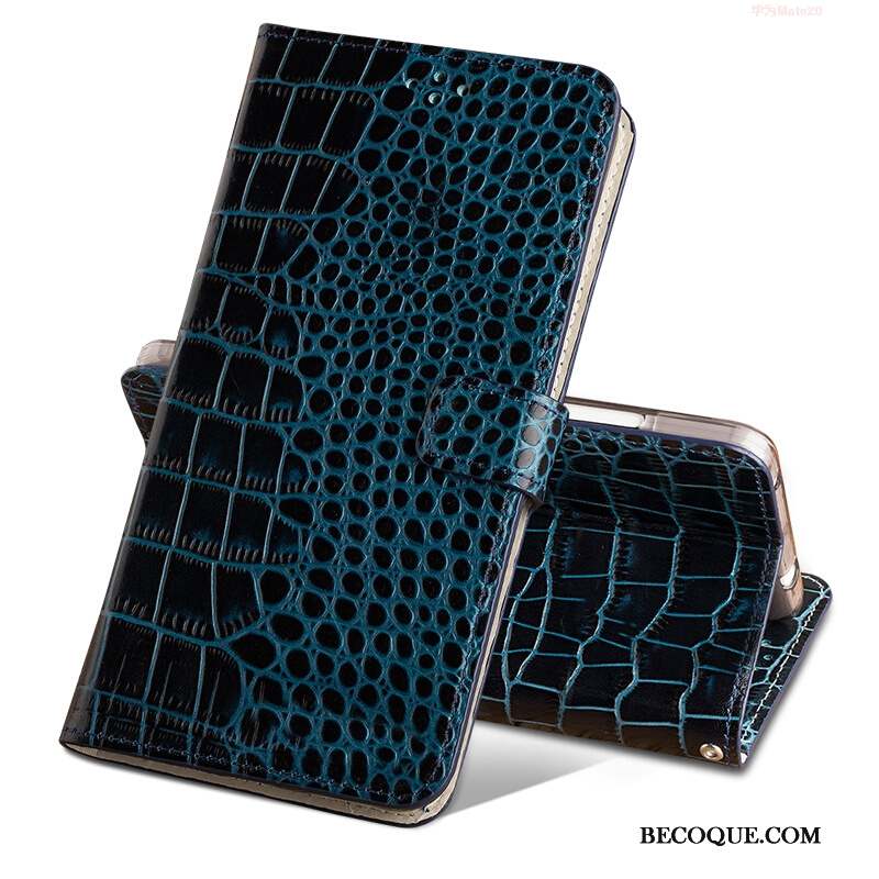 Huawei Mate 20 Pro Crocodile Coque De Téléphone Boucle Magnétique Housse Étui Protection