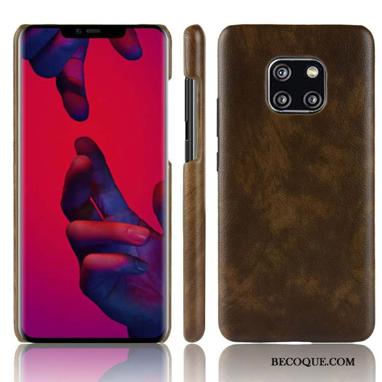 Huawei Mate 20 Pro Modèle Fleurie Coque De Téléphone Étui Protection Gris