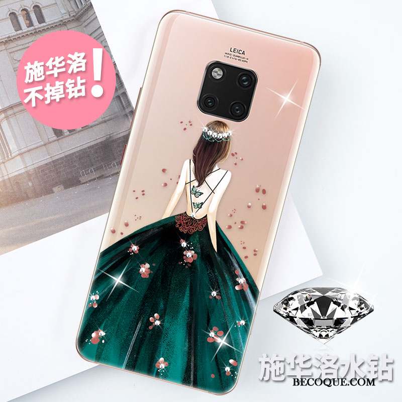 Huawei Mate 20 Pro Nouveau Incassable Qualité Protection Coque De Téléphone Strass